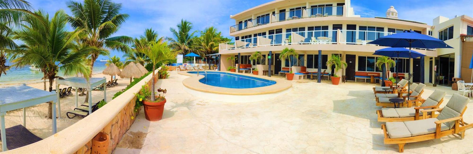 Hacienda Morelos Beachfront Hotel Пуэрто-Морелос Экстерьер фото