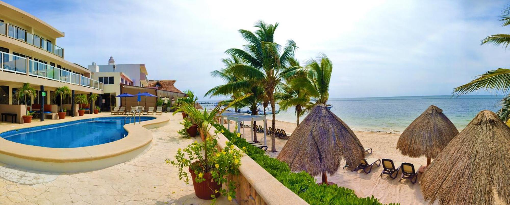 Hacienda Morelos Beachfront Hotel Пуэрто-Морелос Экстерьер фото