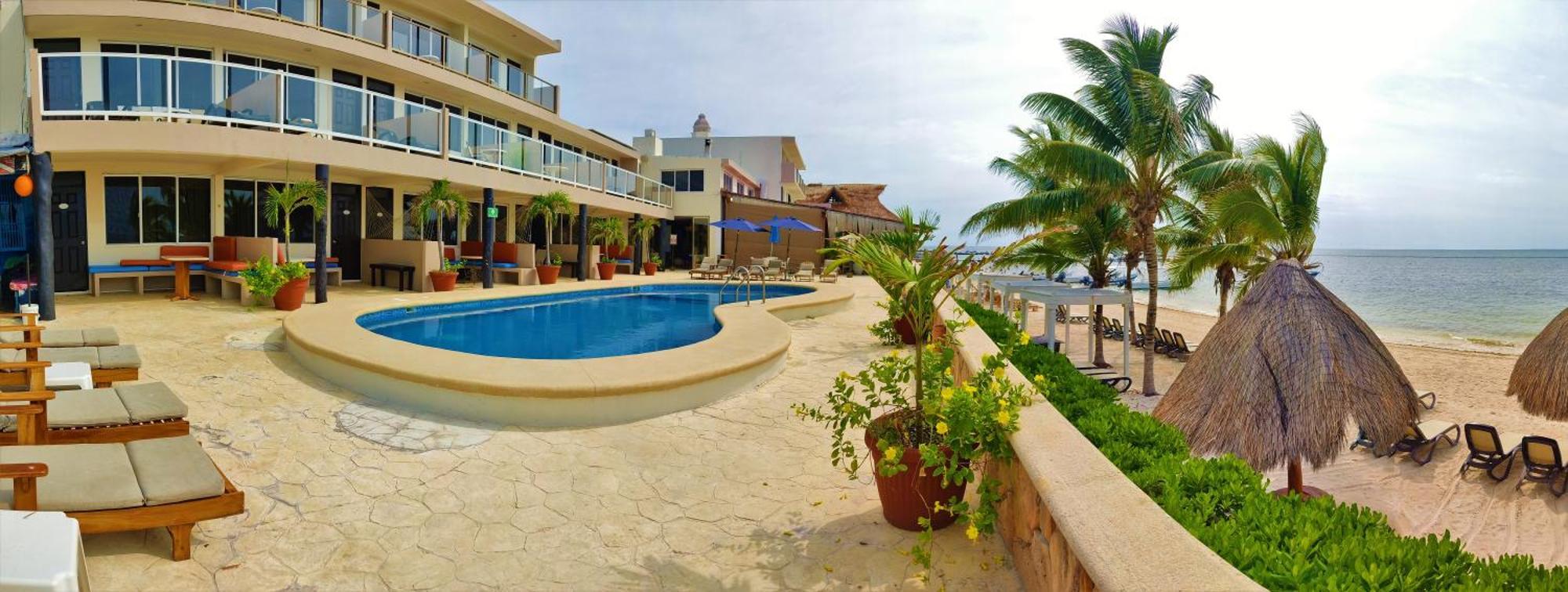 Hacienda Morelos Beachfront Hotel Пуэрто-Морелос Экстерьер фото