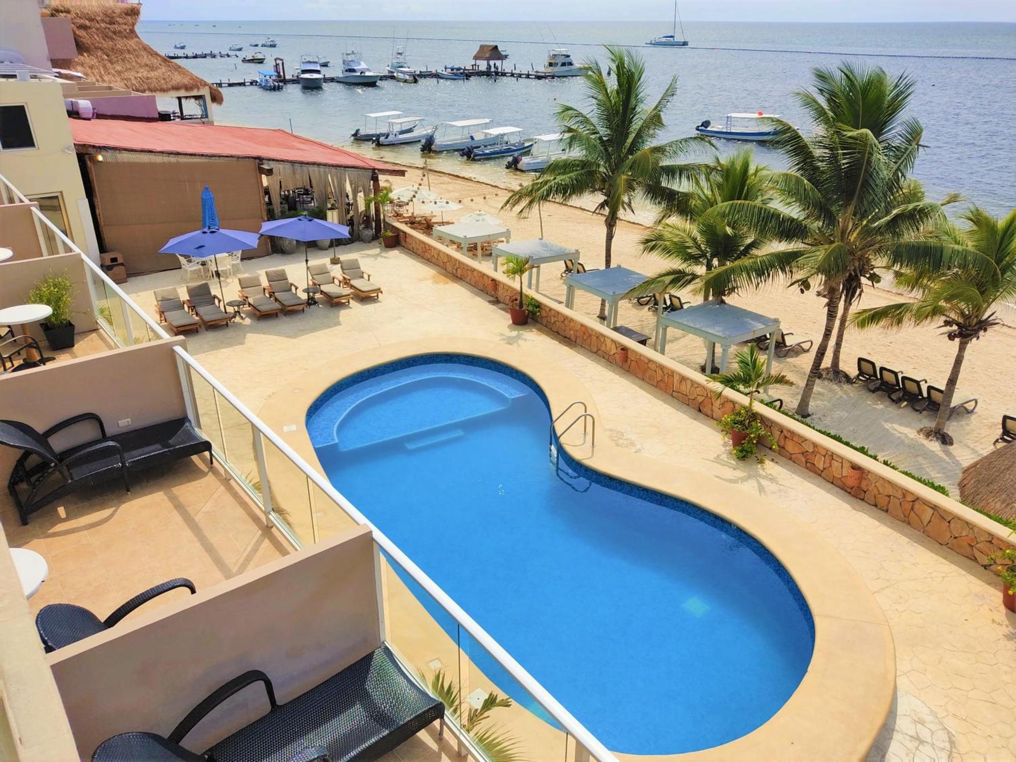 Hacienda Morelos Beachfront Hotel Пуэрто-Морелос Экстерьер фото